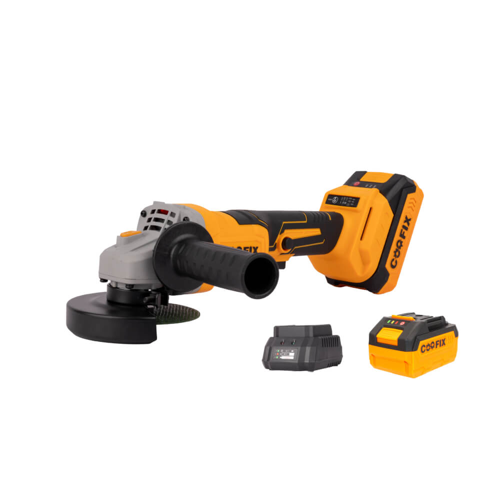 เครื่องเจียรไร้สาย (พร้อมแบตเตอรี่) COOFIX รุ่น CF-CAG005 4 นิ้ว แบตเตอรี่ 4.0AH